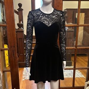 NWT-Elegant Black Lace Dress